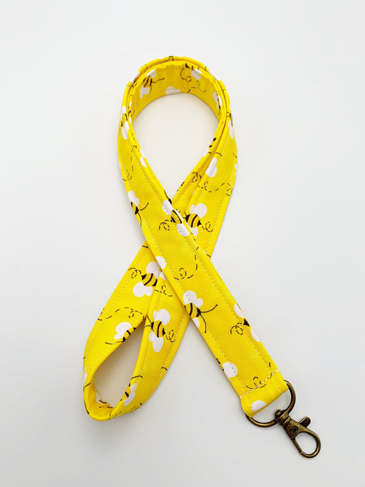 Honey Bee Lanyard Badge Holder