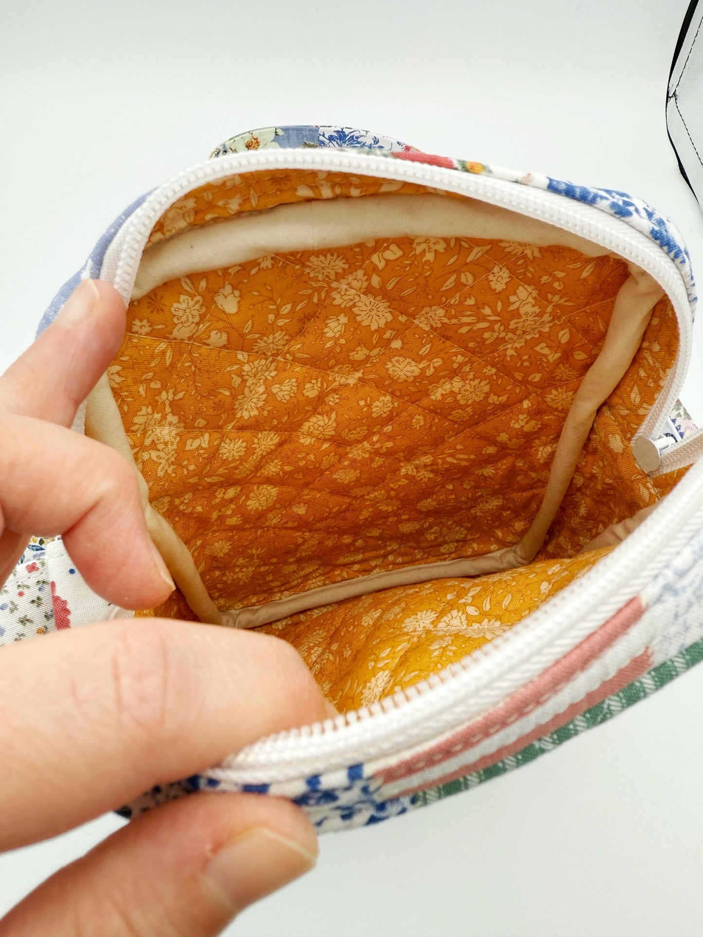 Patchwork Quilted Crossbody Bag