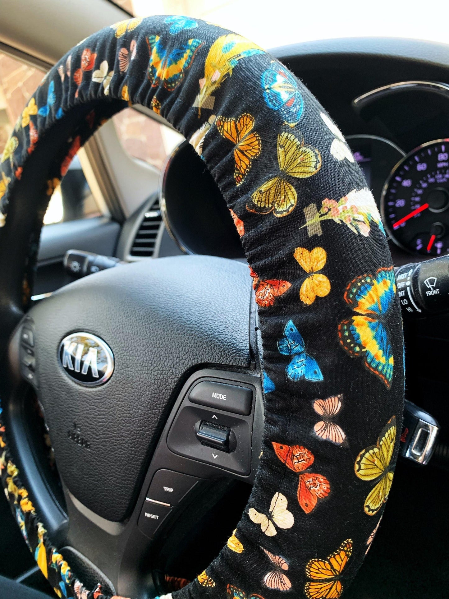 Butterfly, Moth Steering Wheel Cover