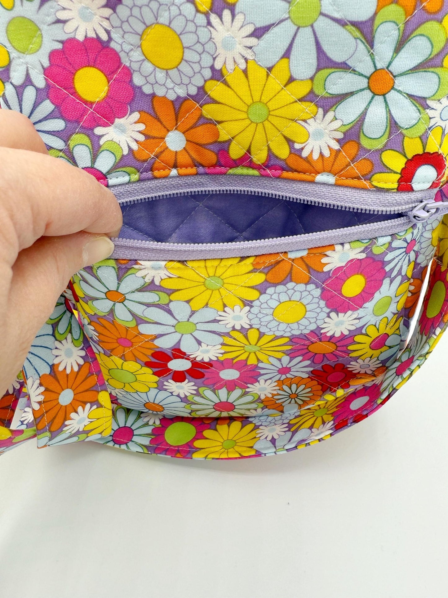 Flower Power Retro Crossbody Bag