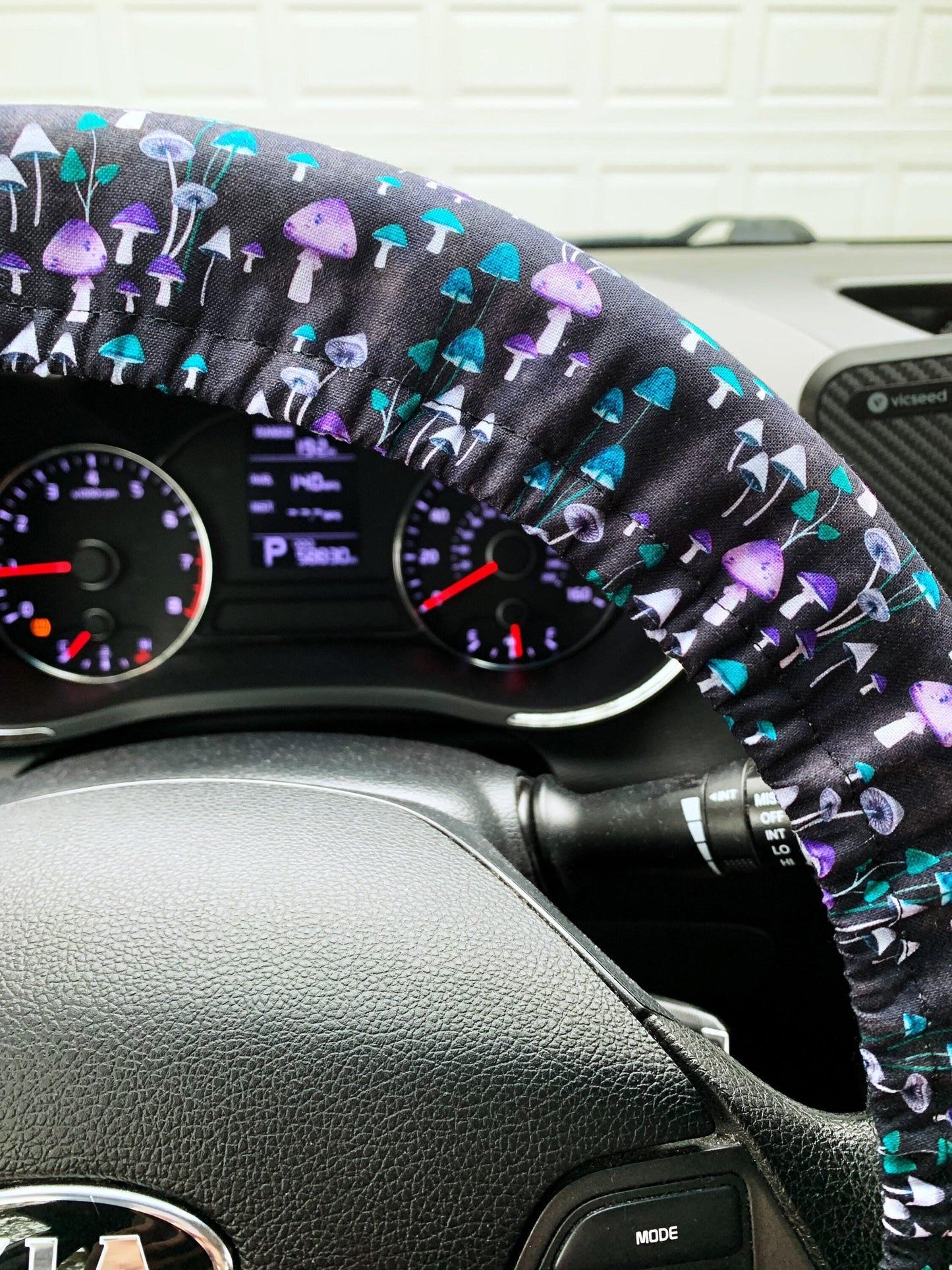 Psychedelic Mushroom Steering Wheel Cover