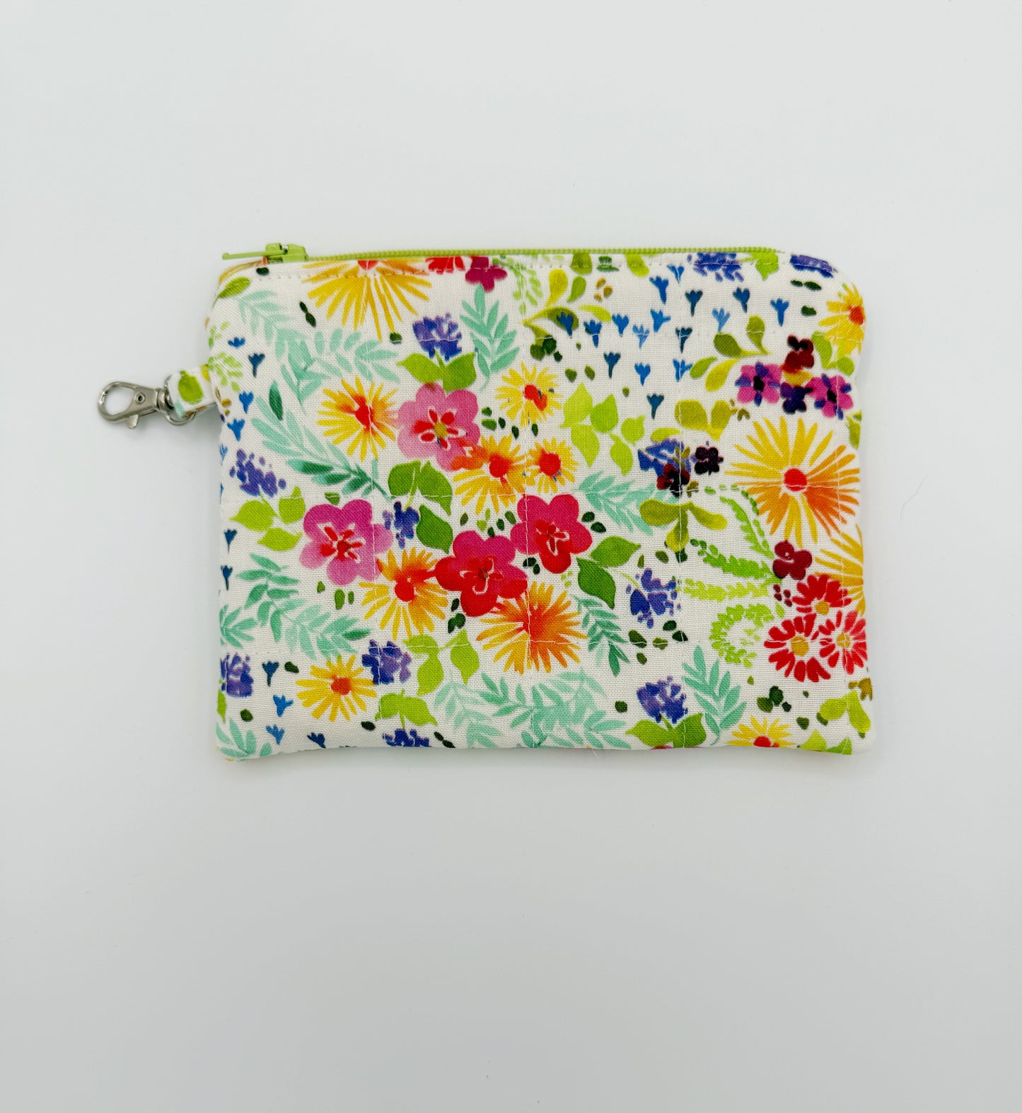 Quilted Floral Coin Purse