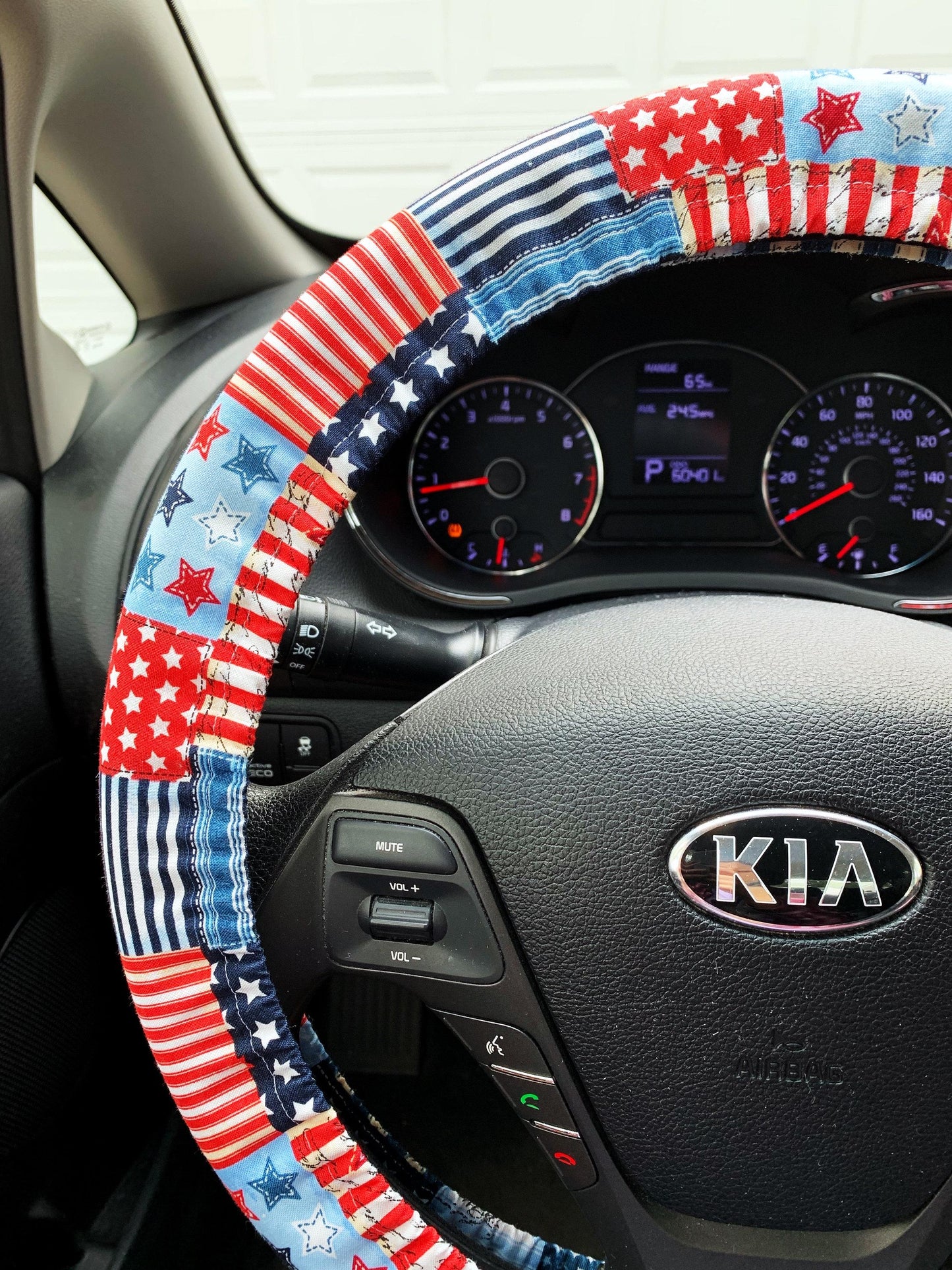 Patriotic Steering Wheel Cover