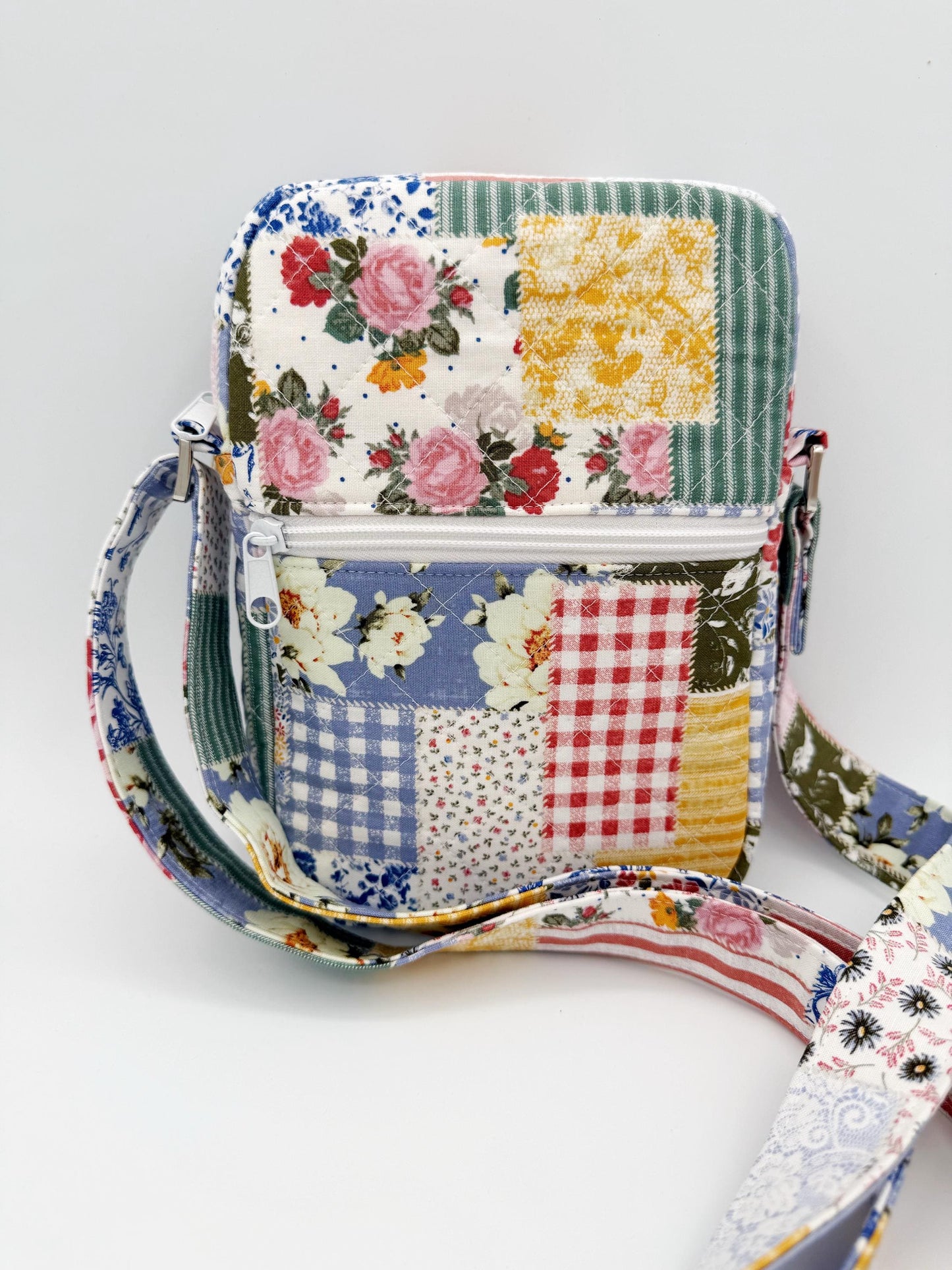 Patchwork Quilted Crossbody Bag