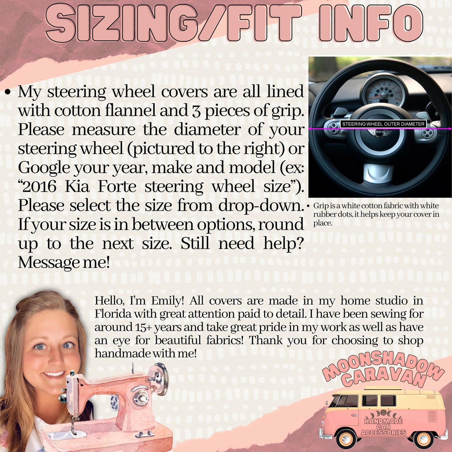 Geo Aztec Steering Wheel Cover