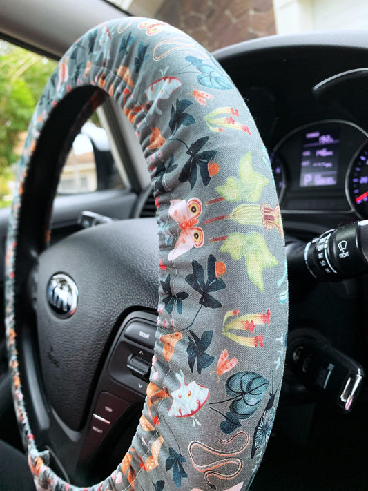 Moth Butterfly Steering Wheel Cover
