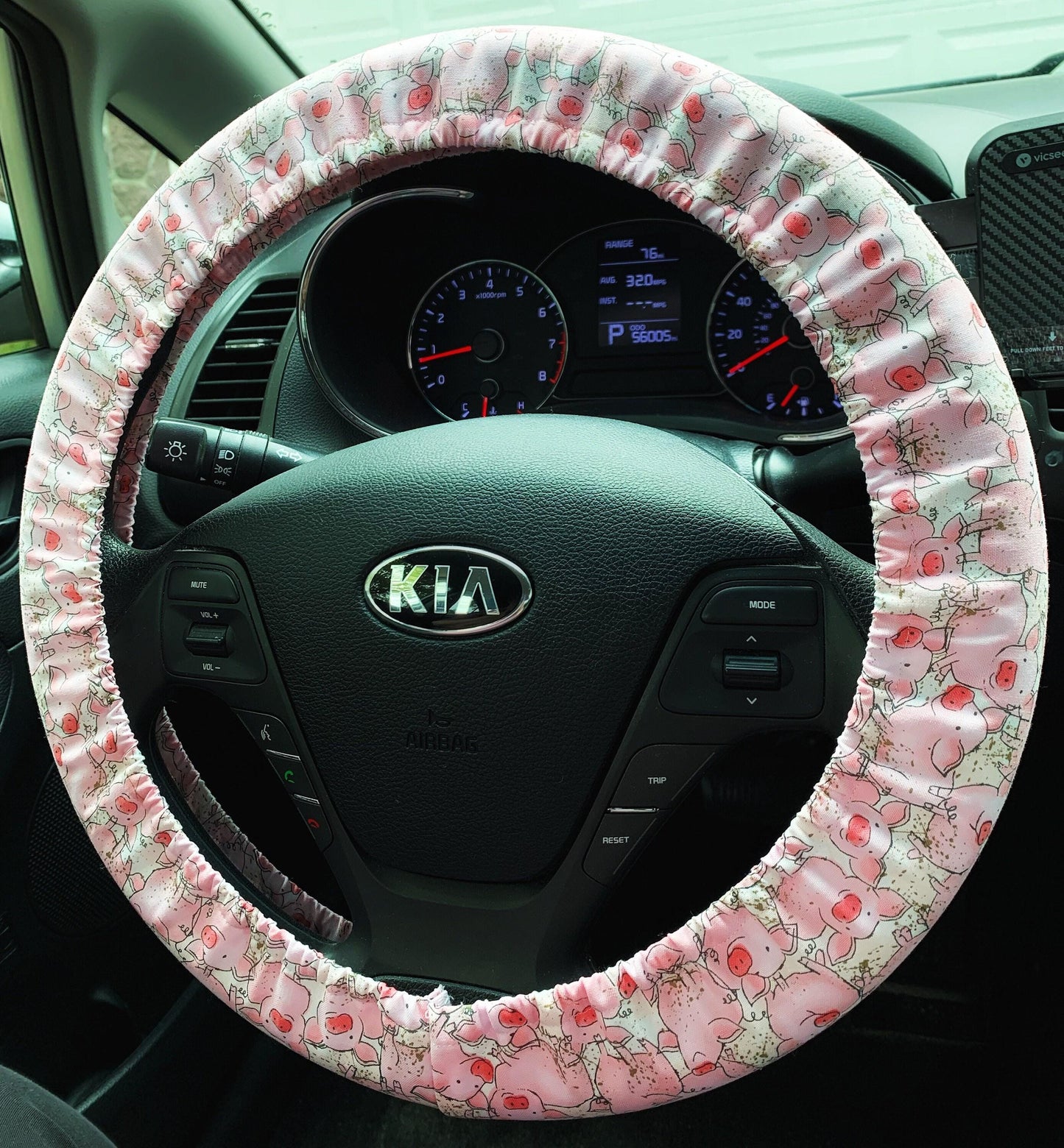 Pig Steering Wheel Cover
