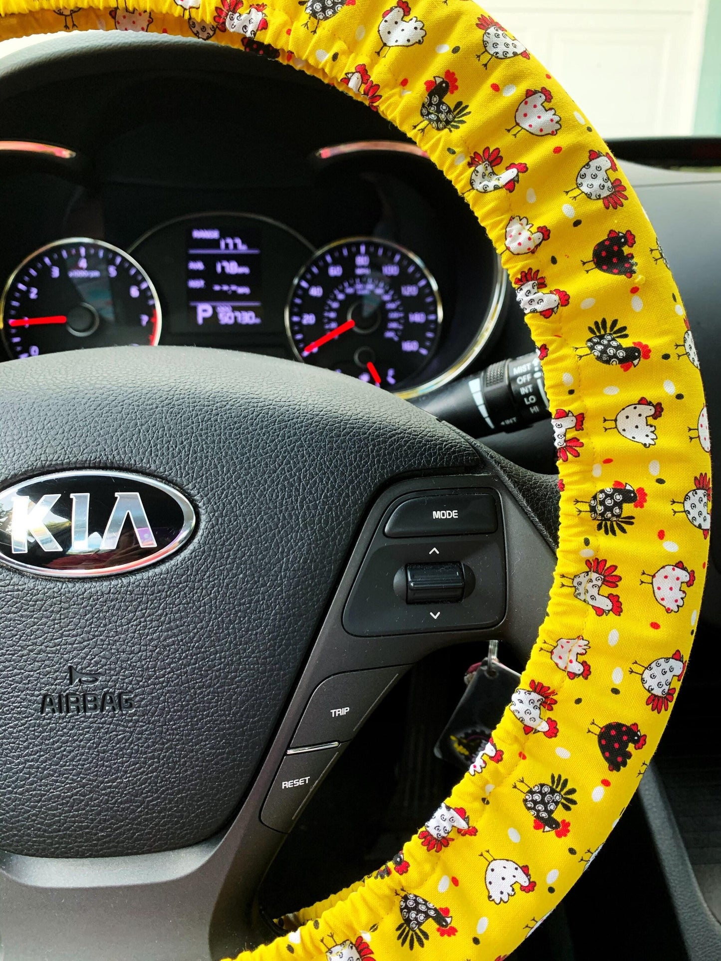 Chicken Steering Wheel Cover