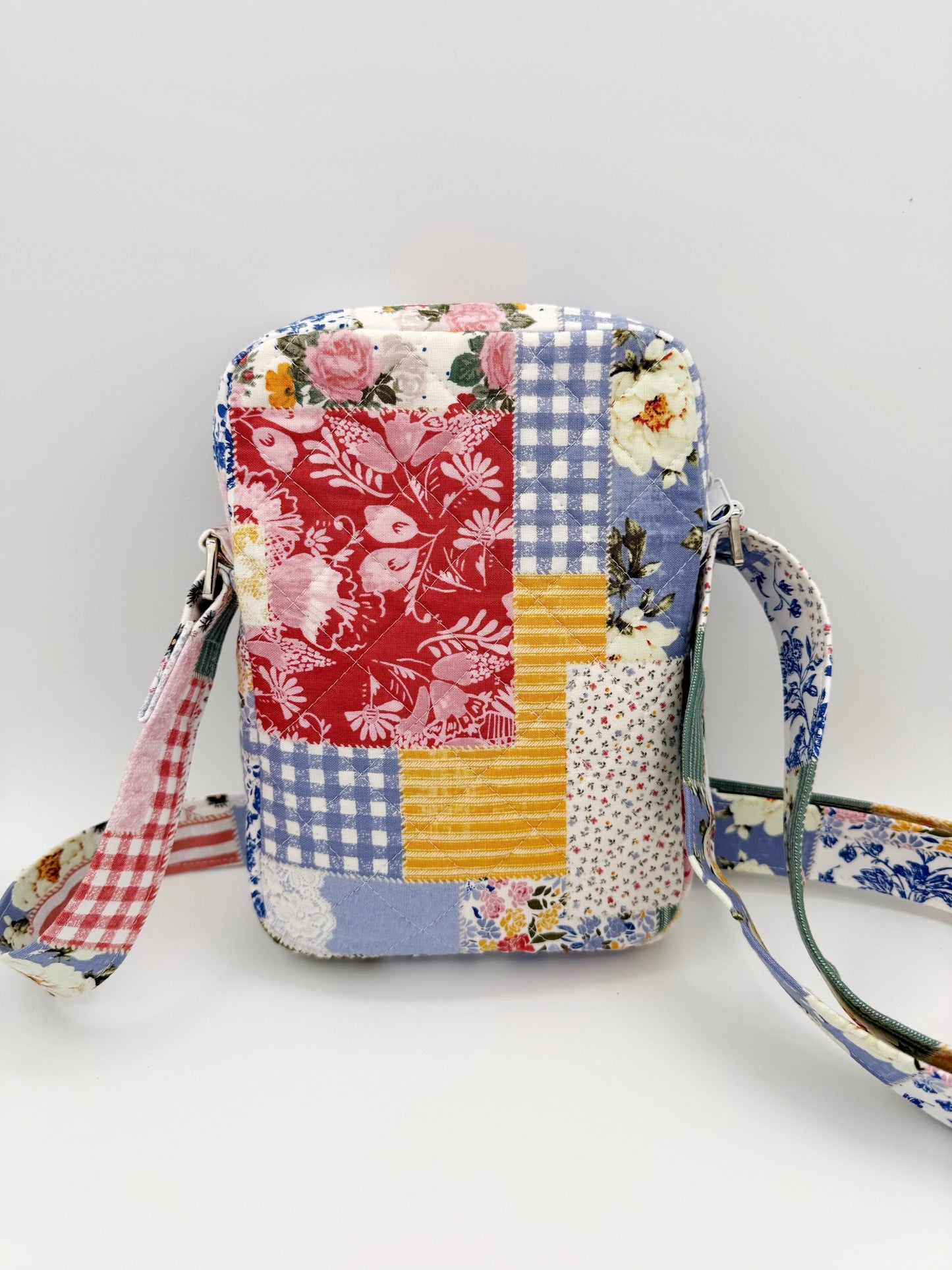 Patchwork Quilted Crossbody Bag