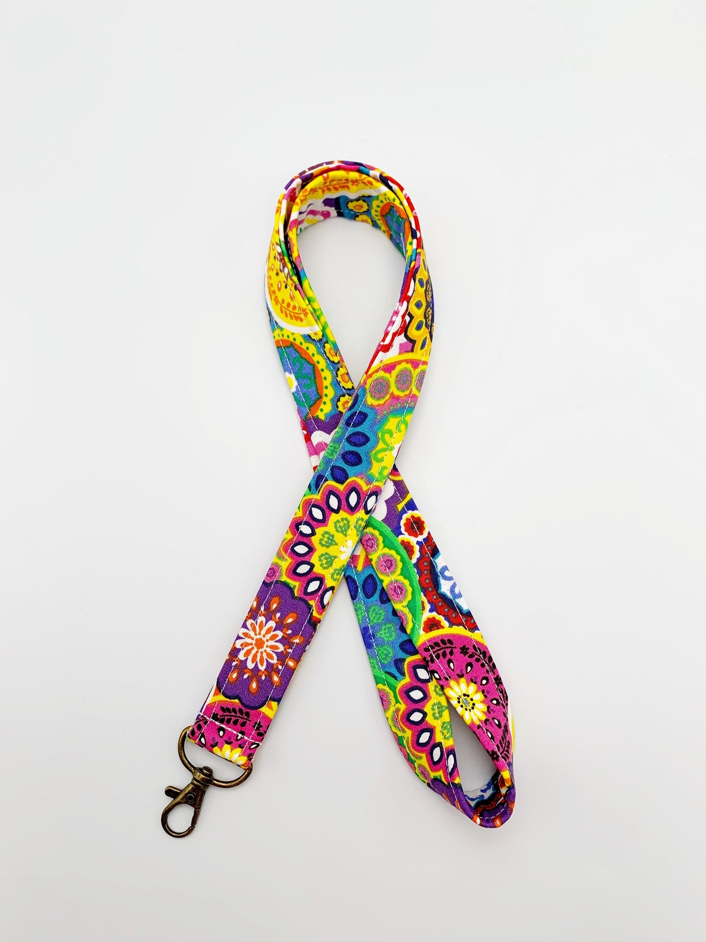 Mandala Hippie Lanyard Badge Holder