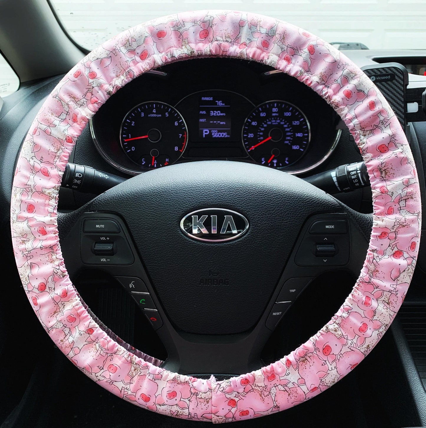 Pig Steering Wheel Cover