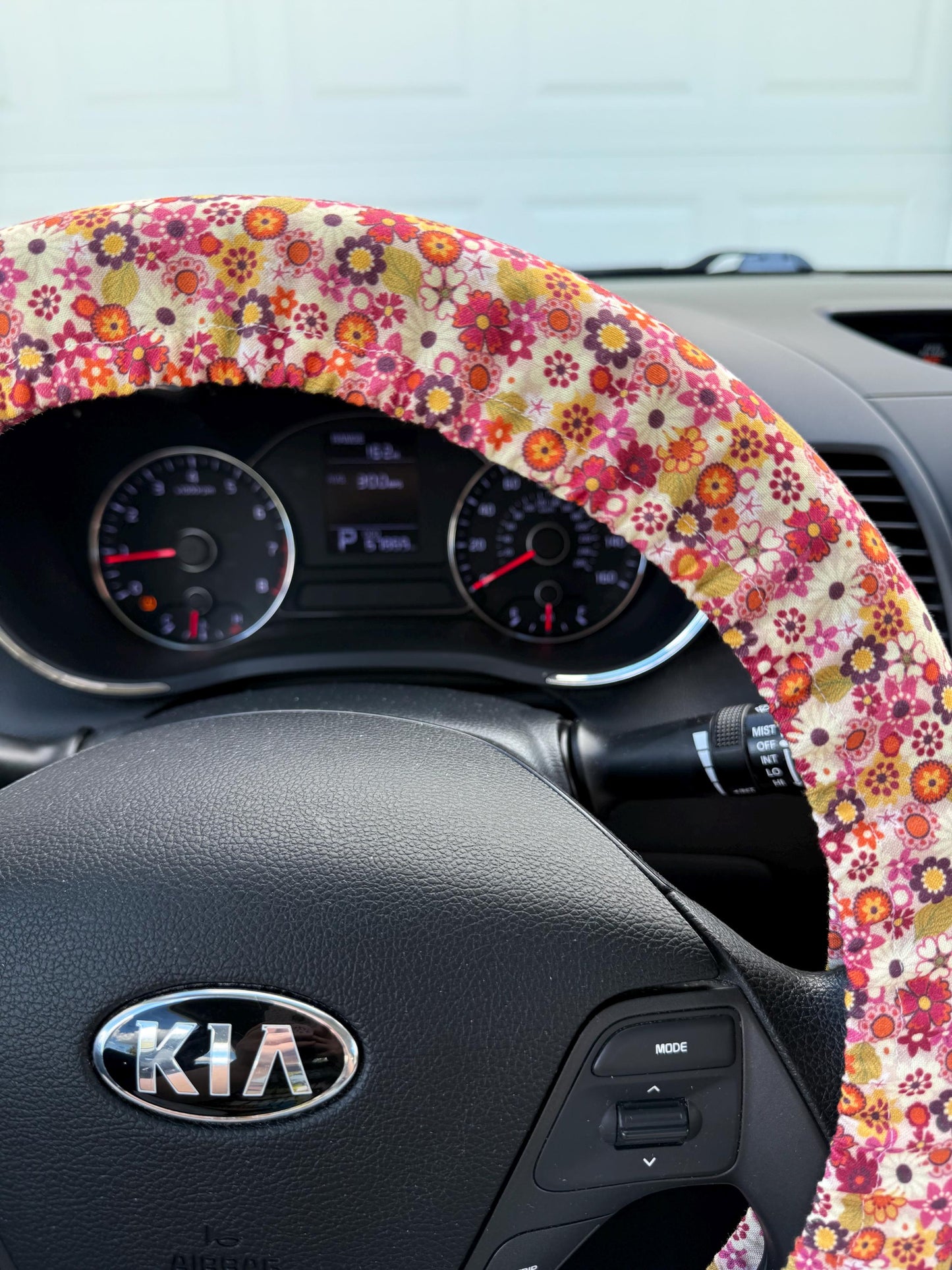 Wildflower Steering Wheel Cover