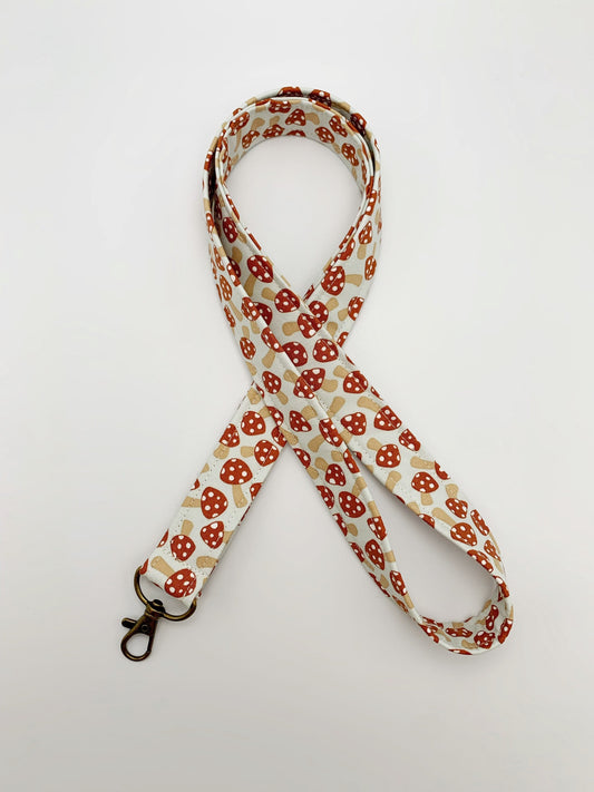 Mushroom, Fungi Lanyard Badge Holder
