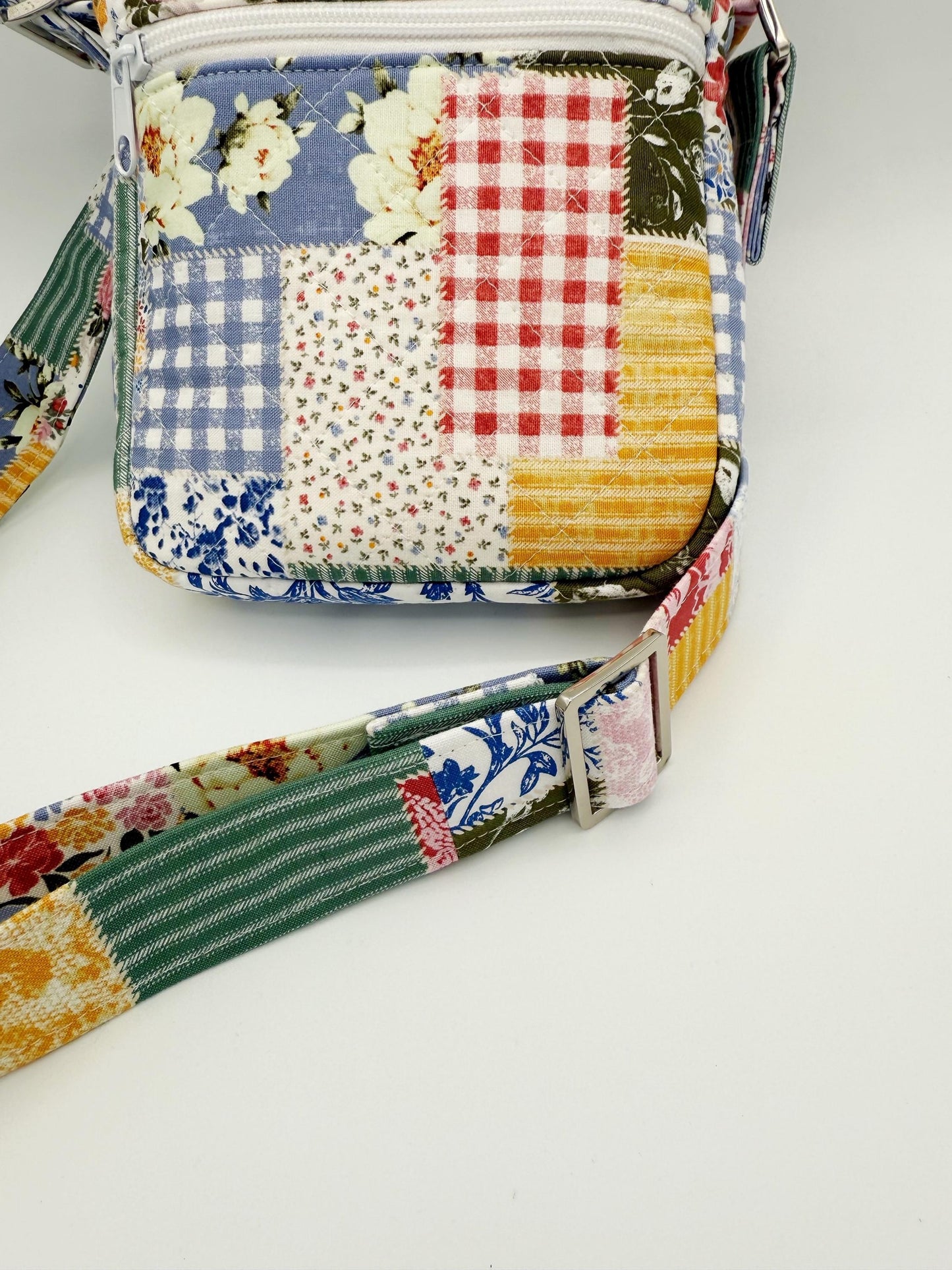 Patchwork Quilted Crossbody Bag