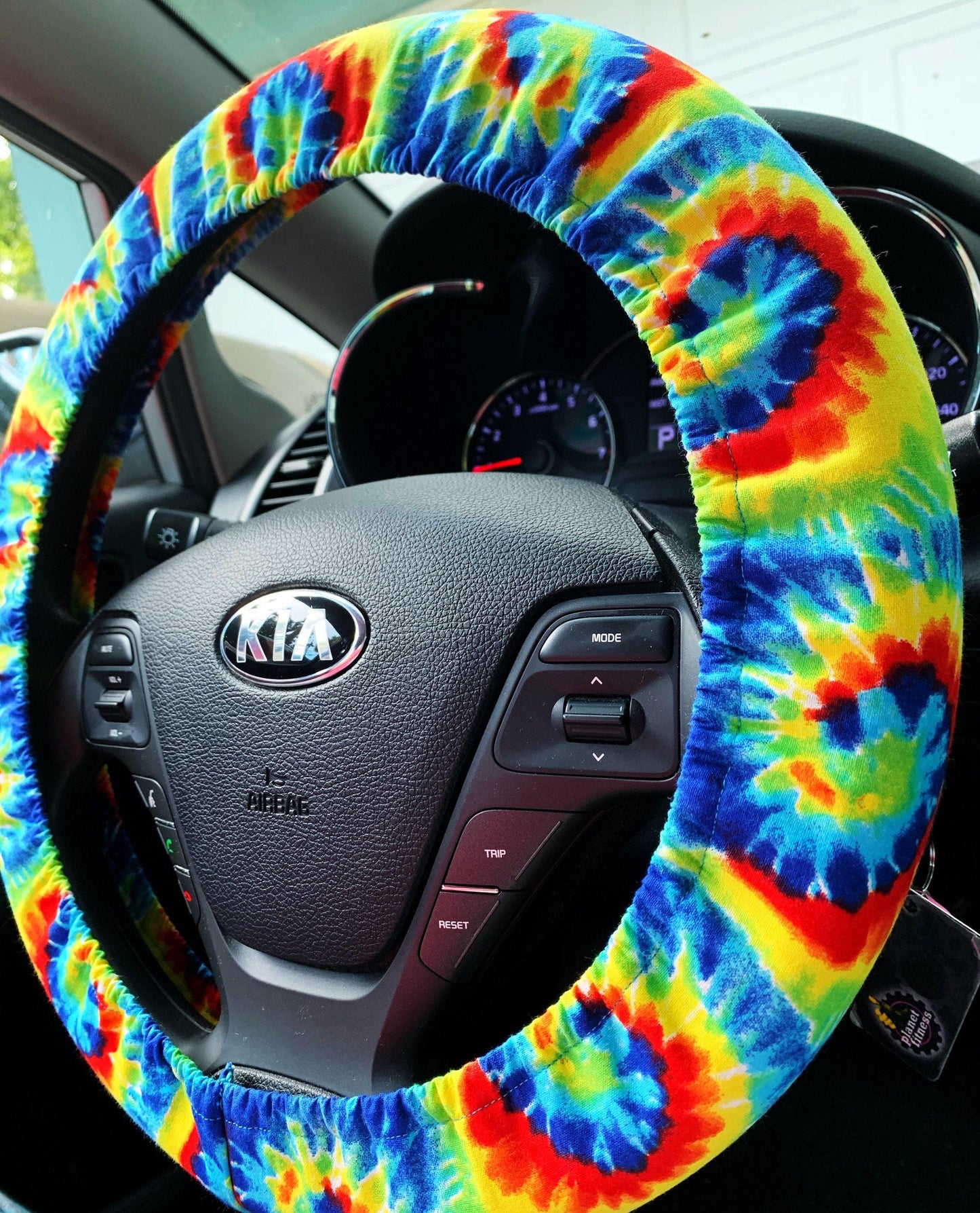 Tie Dye Steering Wheel Cover
