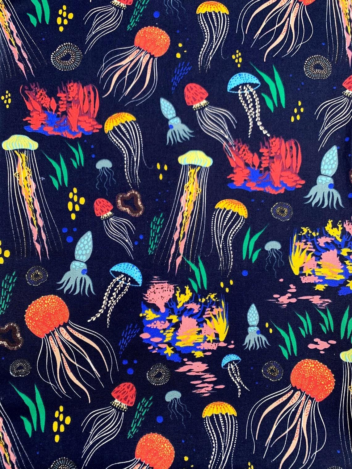 Jellyfish Ocean Steering Wheel Cover