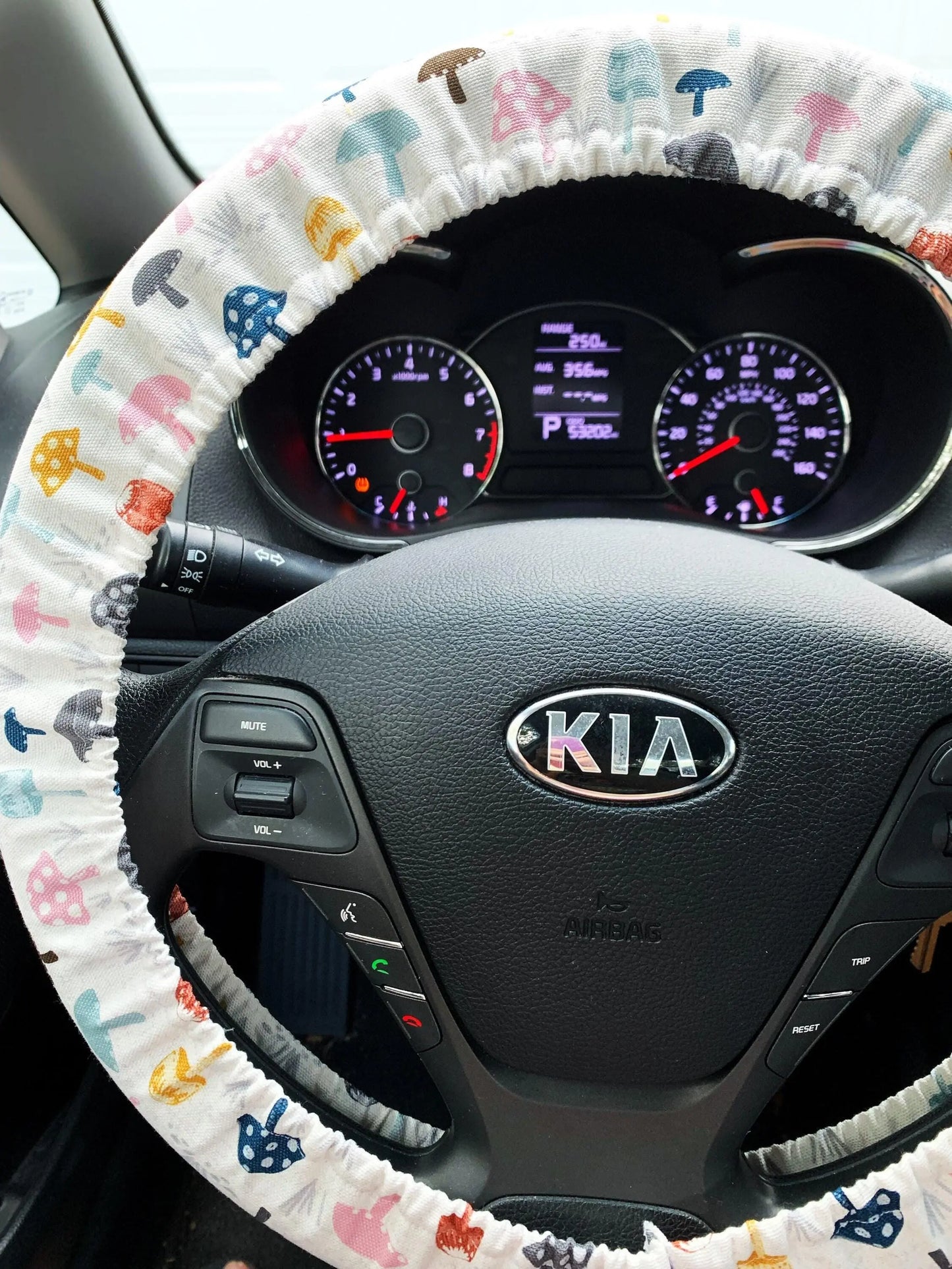 Mushroom Steering Wheel Cover Moonshadow Caravan