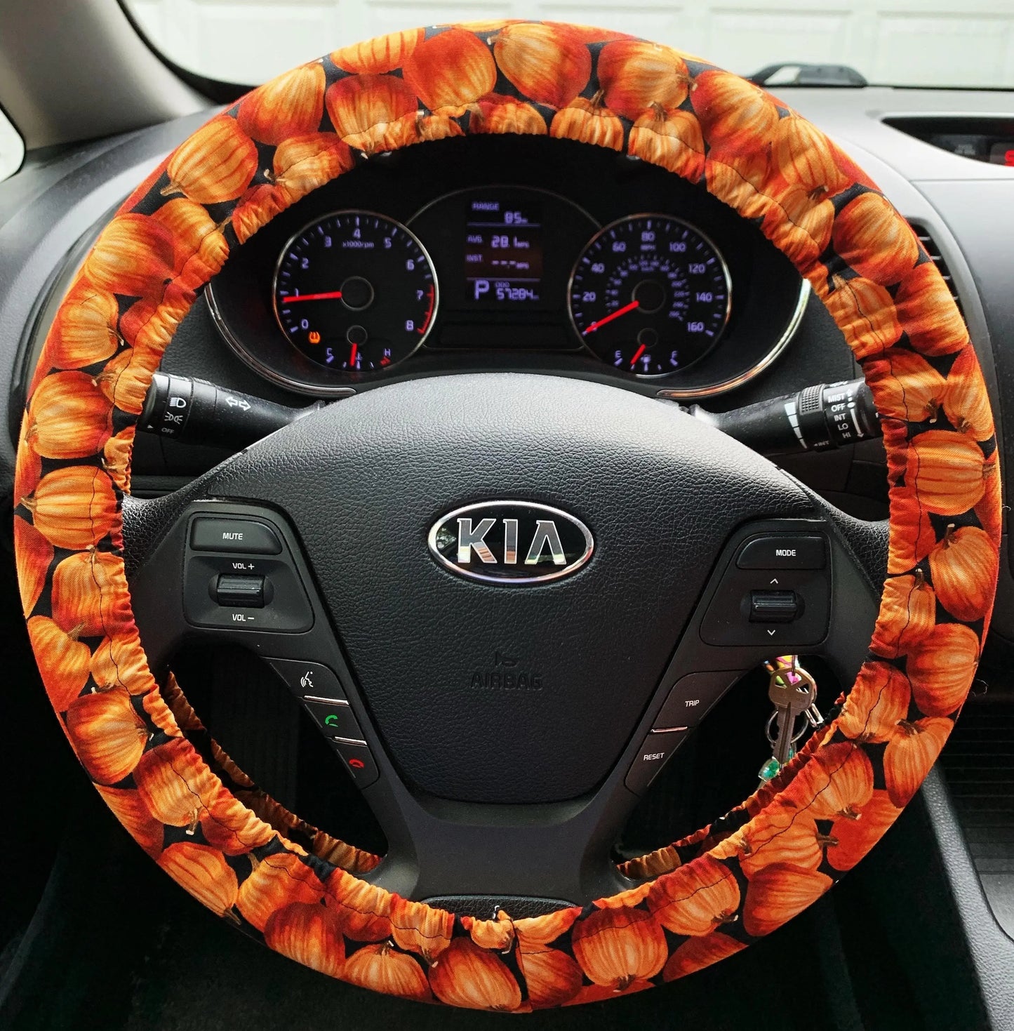 Fall Pumpkin Steering Wheel Cover Moonshadow Caravan