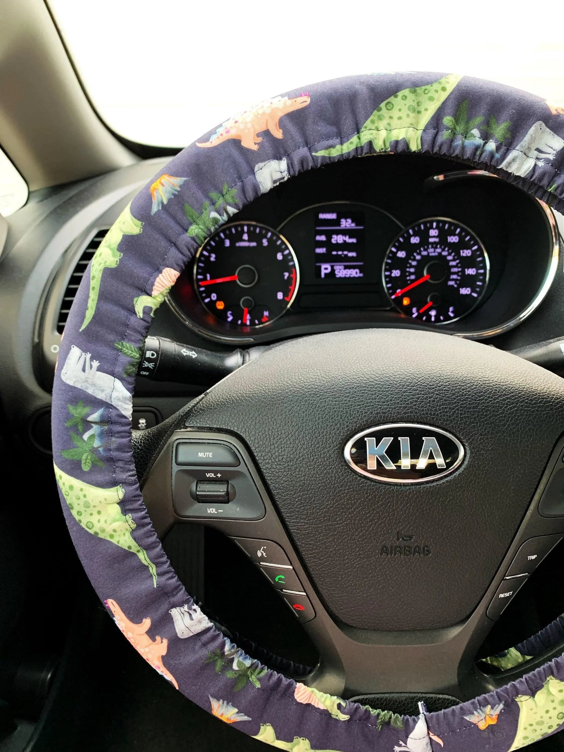Dinosaur Steering Wheel Cover Moonshadow Caravan