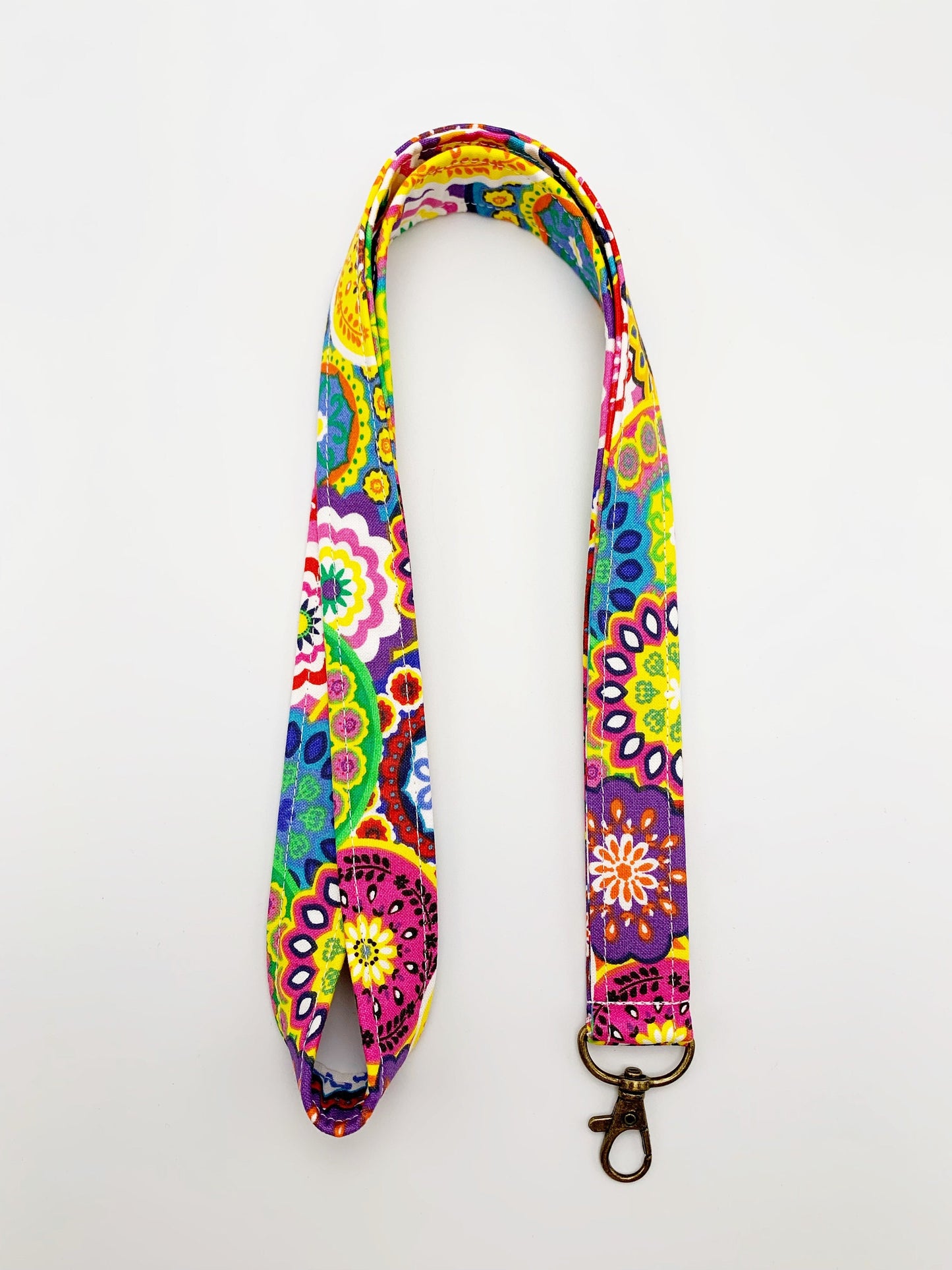 Mandala Hippie Lanyard Badge Holder