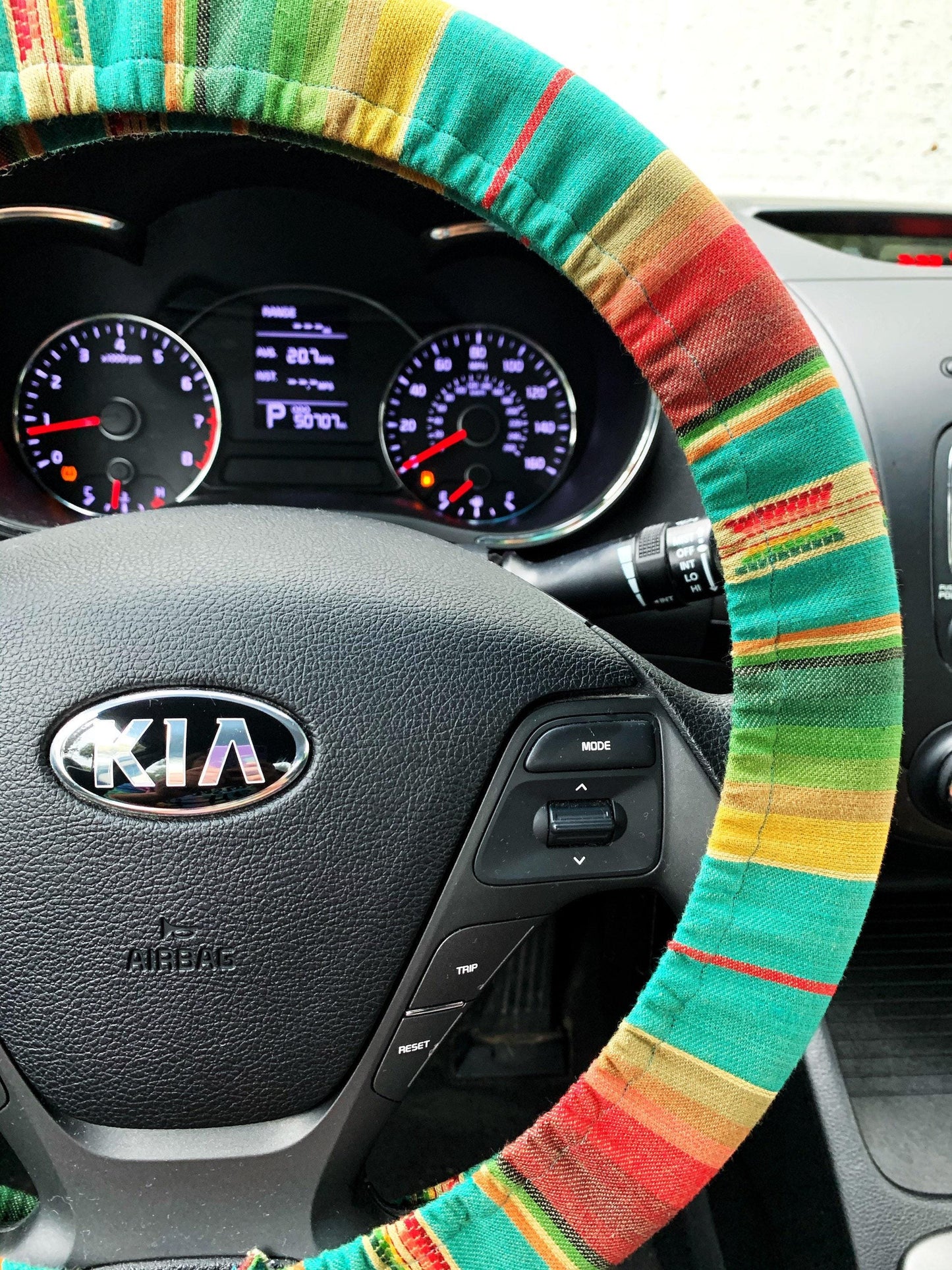 Western Serape Steering Wheel Cover