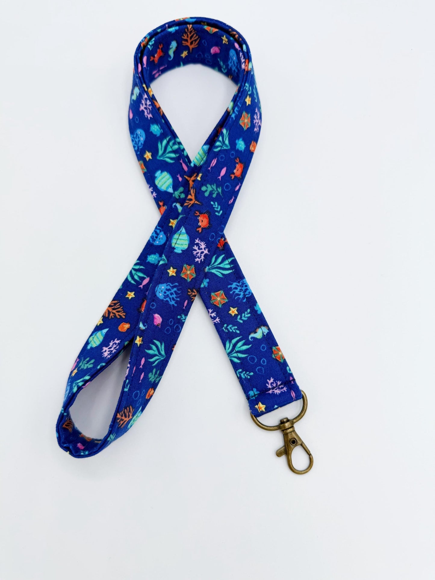 Sea Creatures Lanyard Badge Holder
