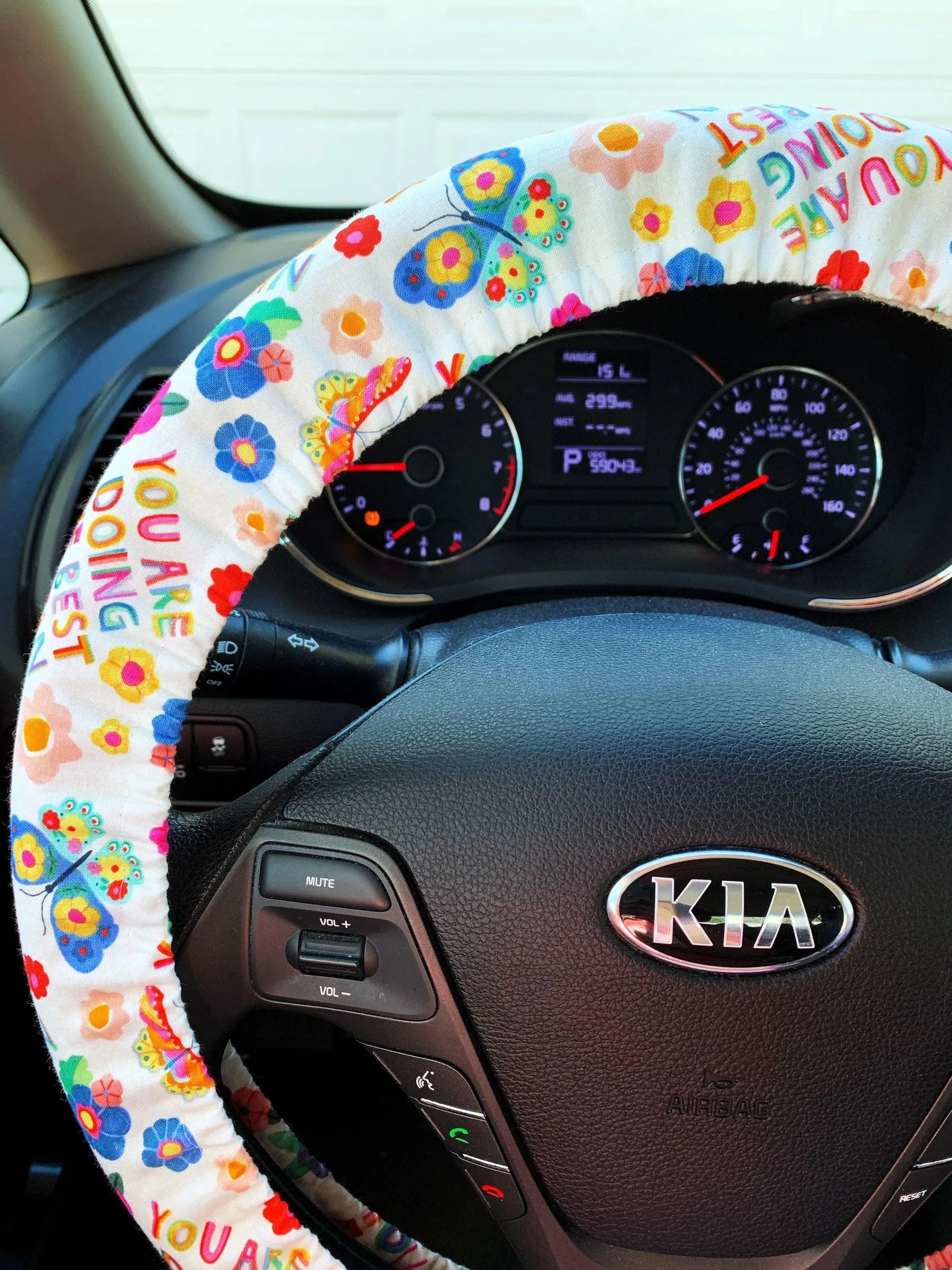 Bright Butterfly Steering Wheel Cover Moonshadow Caravan