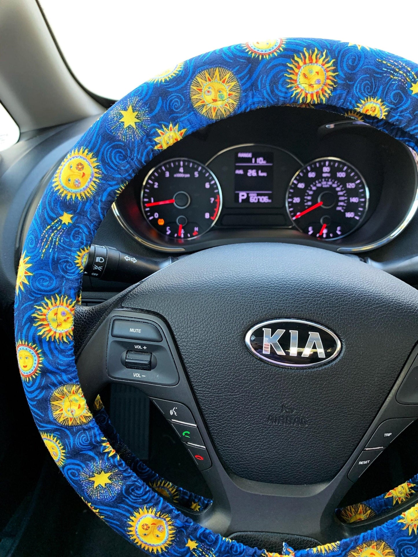 Celestial Sun Steering Wheel Cover
