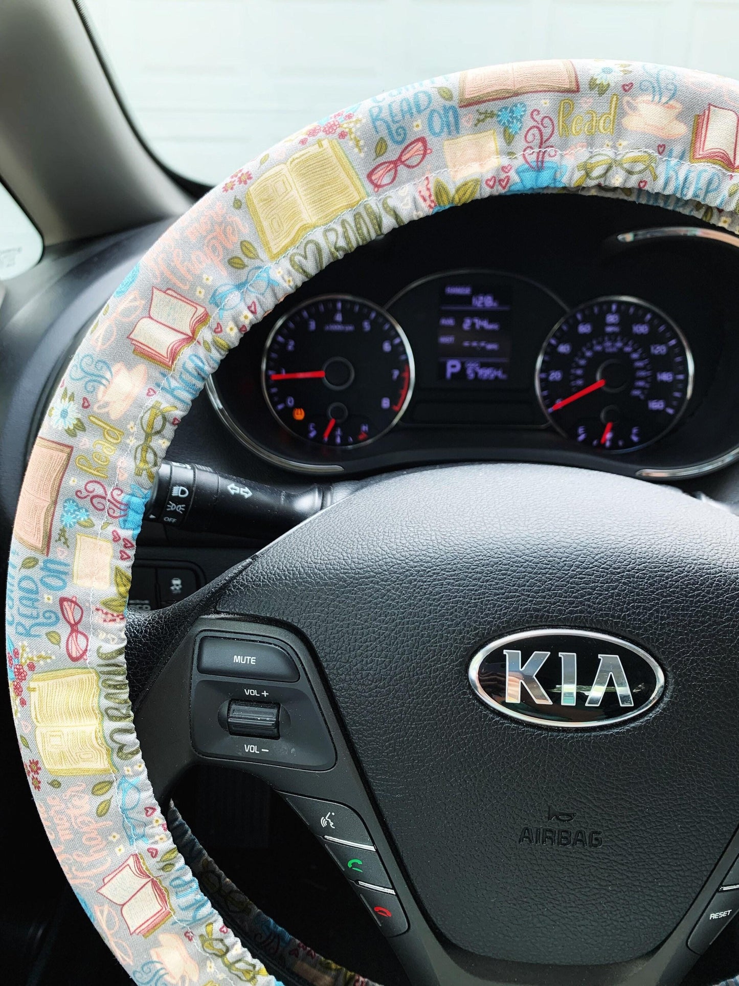 Book Lover Steering Wheel Cover