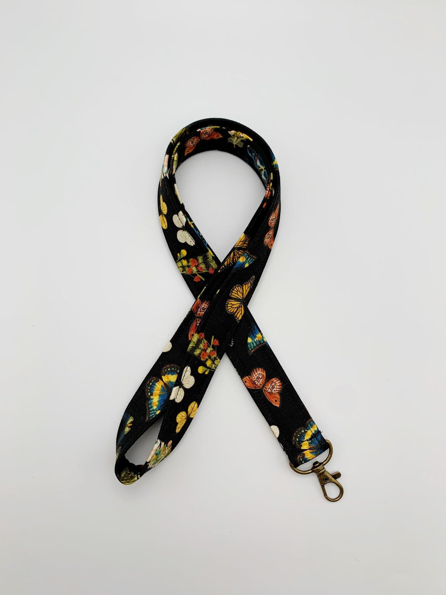 Butterfly Moth Lanyard Badge Holder