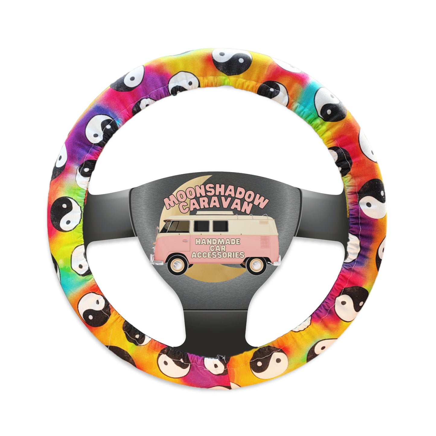 Yin Yang Steering Wheel Cover