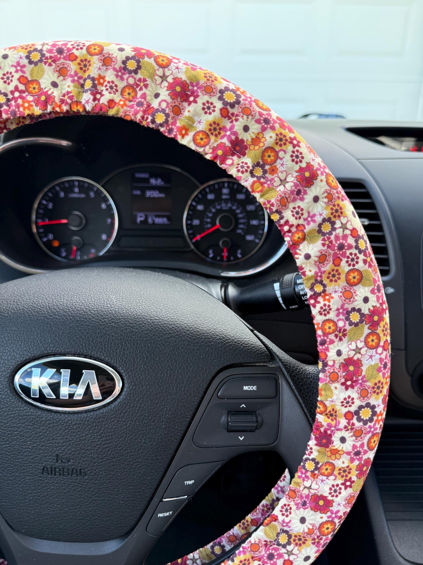 Wildflower Steering Wheel Cover