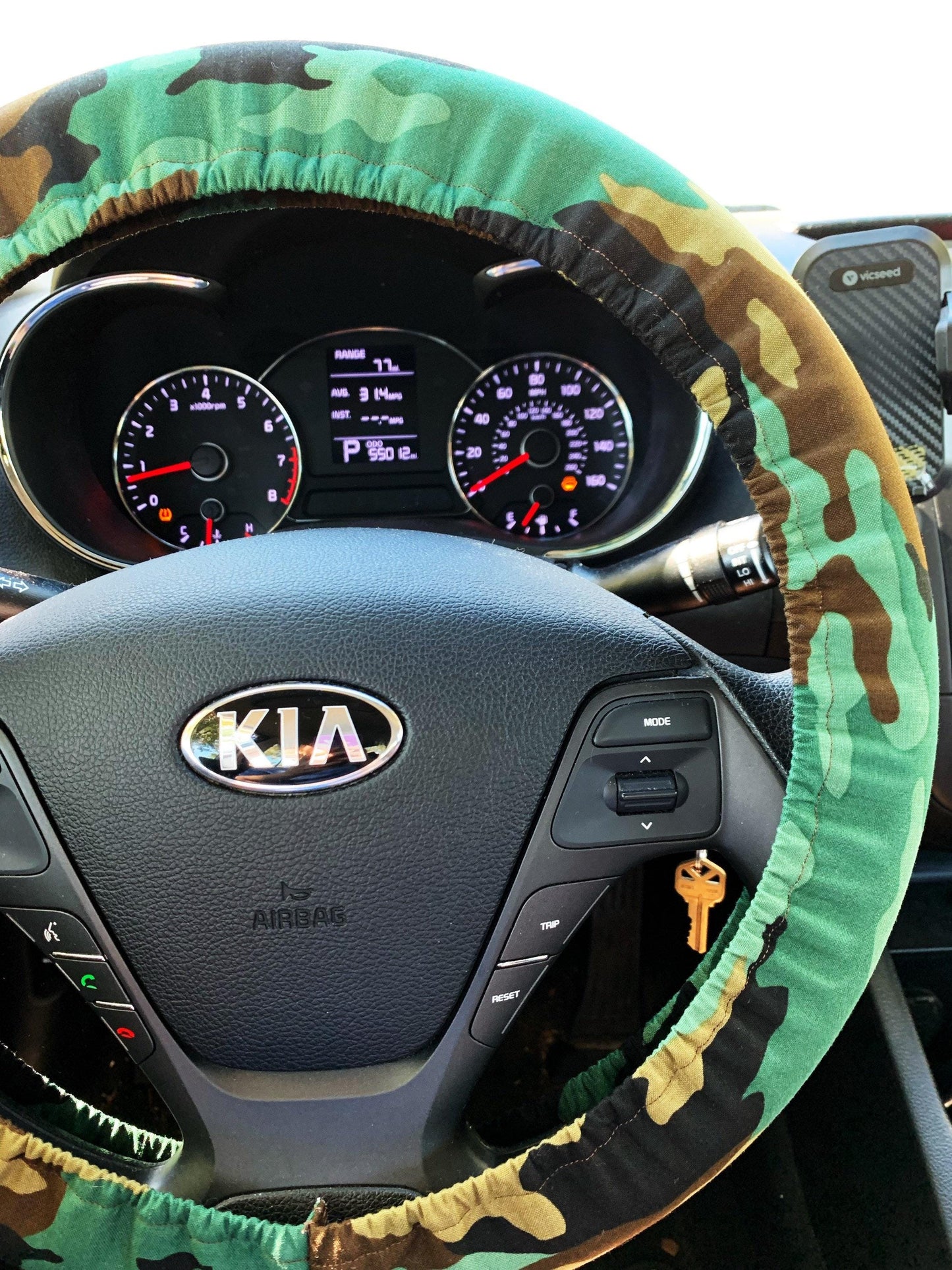 Camouflage Steering Wheel Cover