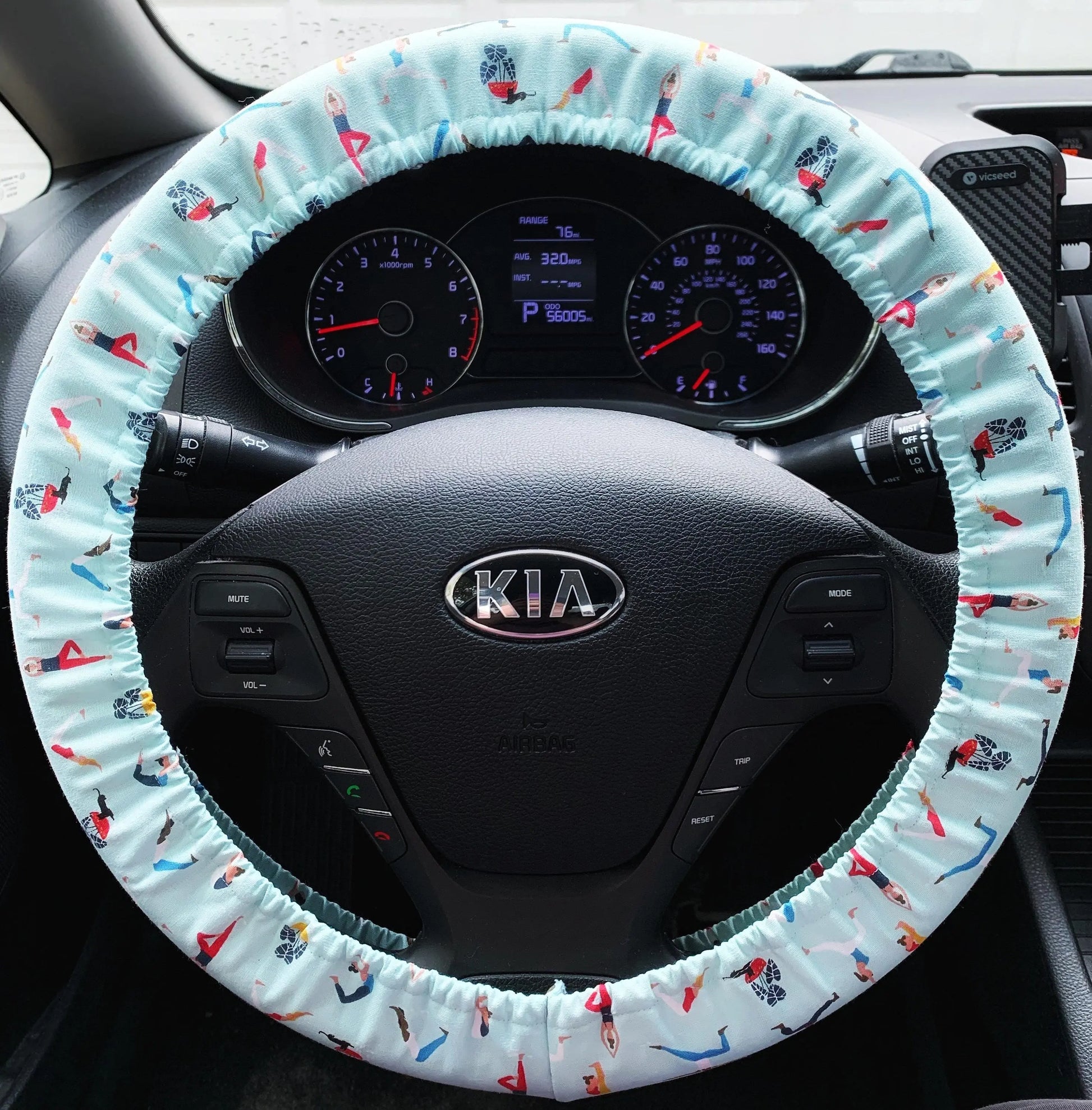 Yoga Steering Wheel Cover Moonshadow Caravan