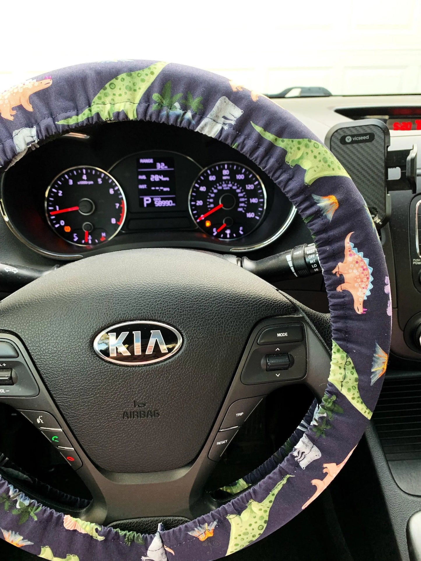 Dinosaur Steering Wheel Cover Moonshadow Caravan