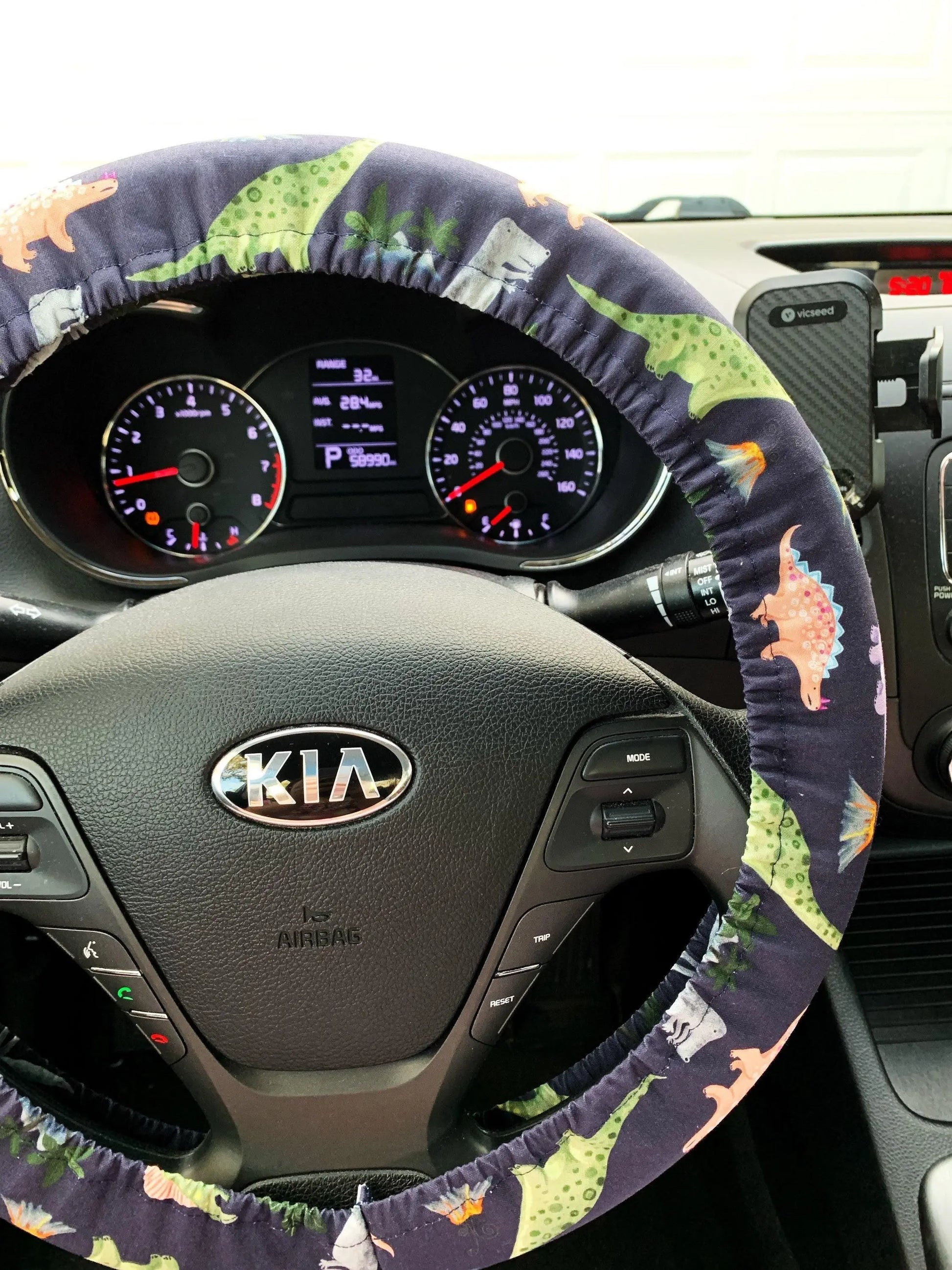Dinosaur Steering Wheel Cover Moonshadow Caravan
