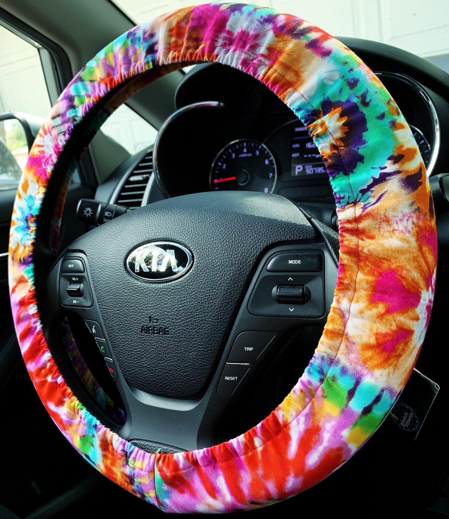Tie Dye Steering Wheel Cover